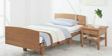Pflegebett - 3082 - Völker - modern / Holz