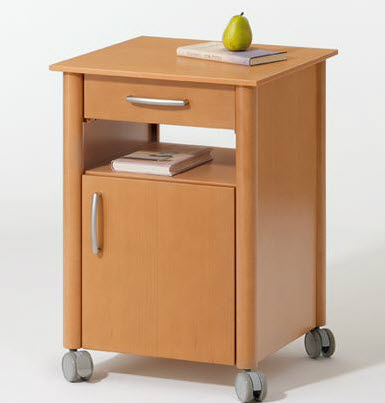 Moderner Nachttisch - P 941 OT - Völker - Holz / quadratisch / Contract