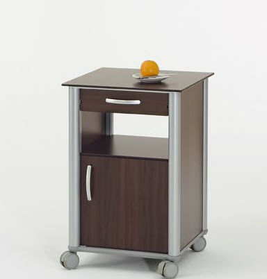 Moderner Nachttisch - K 931 - Völker - Holz / quadratisch / Contract