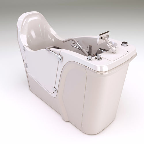Freistehende Badewanne - WATER°STEP® - DYNAMIKA - Harz / tief / behindertenfreundlich