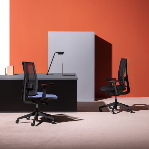 Moderner Bürostuhl - SWITCH - LUXY - für den Innenraum / Stoff / Gestell aus Metall