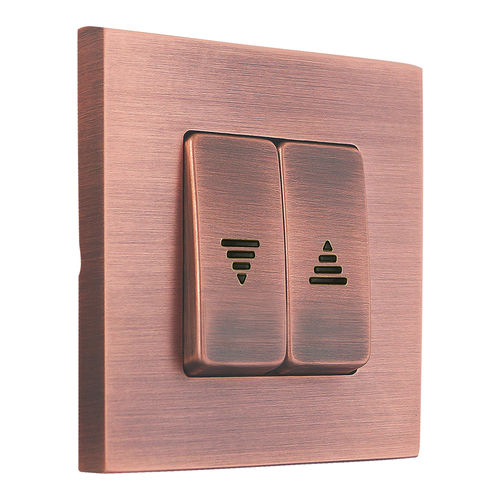 Schalter für Hausautomationssystem - FEDE Switch & Light - mit Schiebeknopfschalter / Einbau / doppelt