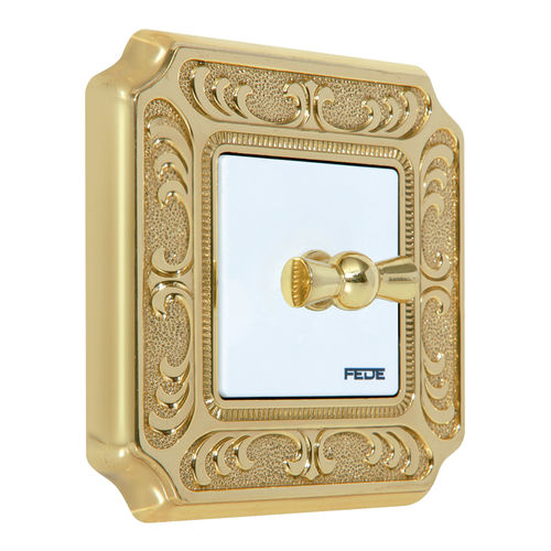 Drehschalter - INTFD01351 TOSCANA - FEDE Switch & Light - Einbau / Messing / klassisch