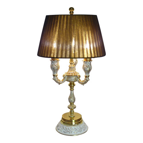 Nachttischlampe - FD1124 - FEDE Switch & Light - Metall / Stoff / klassisch