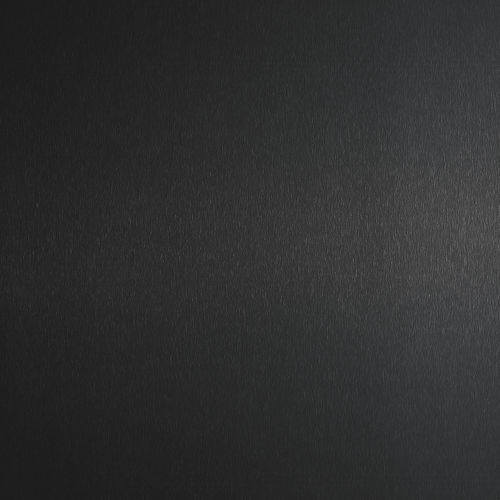 Einfarbiges Dekorlaminat - 448 ALU BLACK - HOMAPAL GmbH - gebürstet / HPL / schwarz