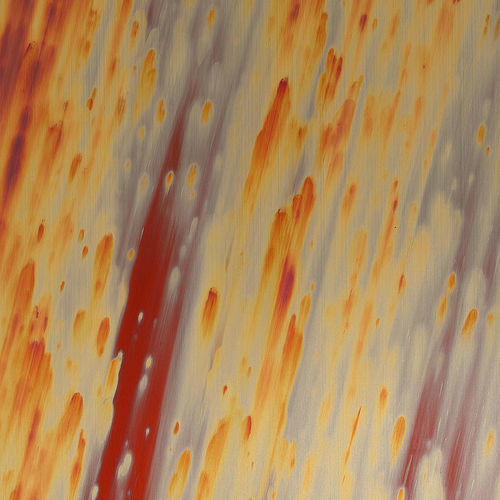 Kupfer-Dekorlaminat - 695D COPPER STRATOS DIAGONAL - HOMAPAL GmbH - rustikal / HPL