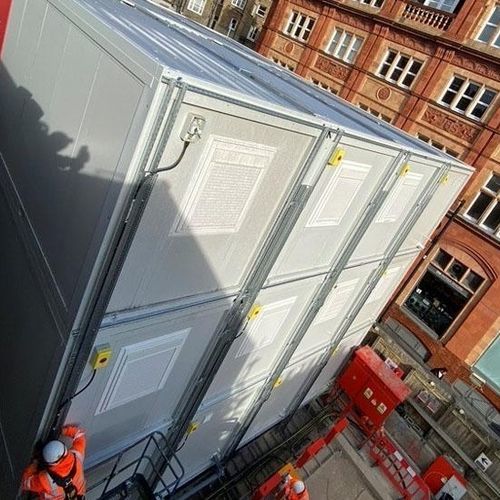 Containeranlage für Baustellen - FIREFLEX®  - Algeco - für industrielle Nutzung / Modulare