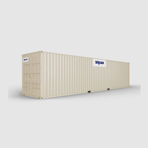 Stahldose - HIGH CUBE - Algeco - Holz / Massivholz