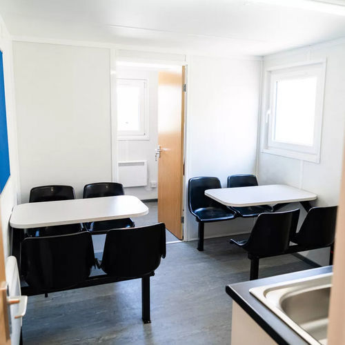 Containeranlage für Büro - 12  - Algeco - für sanitäre Anlagen / für Kantine / galvanisiertem Stahl