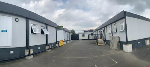 Containeranlage für Schulen - PCL339 - Algeco - modular / galvanisiertem Stahl