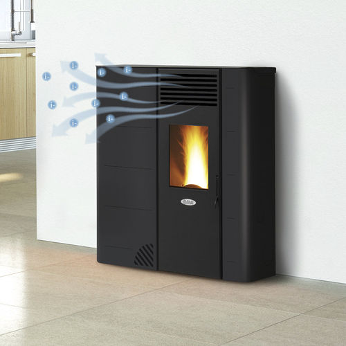 Pelletkaminofen - BIO90SH - FAIR srl - 5 kW...10 kW / wandmontiert / modern