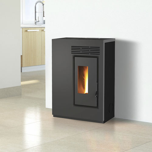 Pelletkaminofen - ECO60 – A PAVIMENTO - FAIR srl - 0 - 5 kW / freistehend / modern