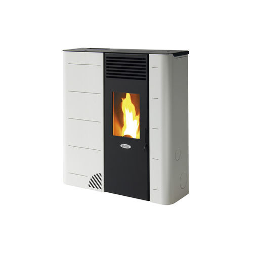 Pelletkaminofen - BIO110SH - FAIR srl - 0 - 5 kW / 5 kW...10 kW / wandmontiert
