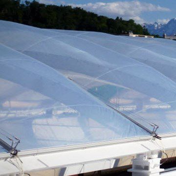Glasdachsystem - Tensaform - ETFE / Aluminium / Leichtbau