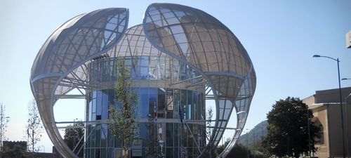 Metallrahmen-Flächentragwerk - Tensaform - für Fassaden / PVC-Folie / mit ETFE-Membran