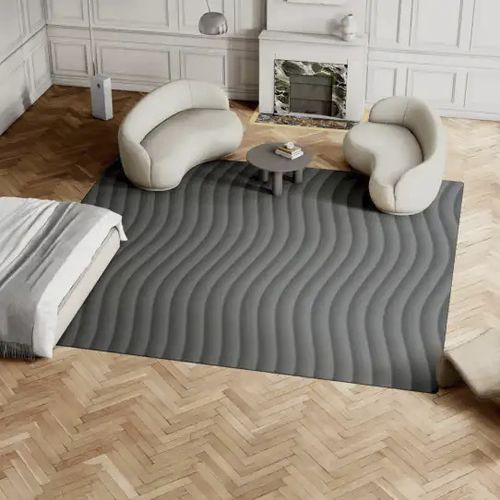Moderner Teppich - REFORM A NEW WAVE OCEAN  - EGE CARPETS - Motiv / Polyamid / quadratisch