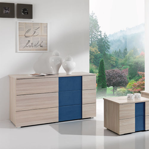 Moderne Kommode - RIGA - GIESSEGI - Holz / nicht angegeben / blau