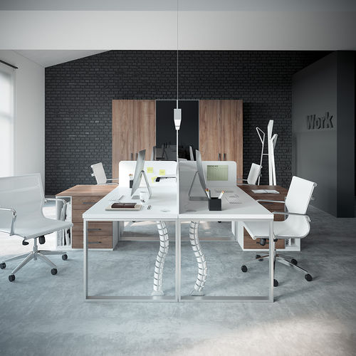 Schreibtisch für Open Space - OF 51 - GIESSEGI - modern / melaminbeschichtet