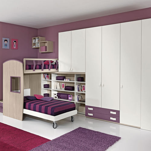 Weißes Kinderzimmer - CM02  - GIESSEGI - für Mädchen