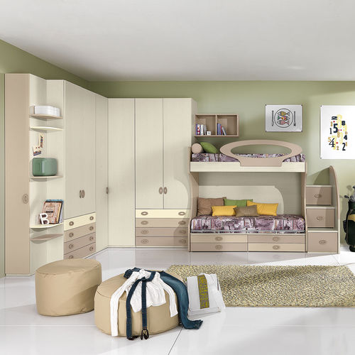 Weißes Kinderzimmer - CM07 - GIESSEGI - Holz / unisex