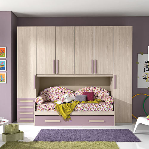 Moderner Kleiderschrank - CM30  - GIESSEGI - lackiertes Holz / mit Schwingtür / für Mädchen