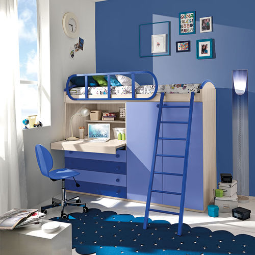 Hochbett - CM46  - GIESSEGI - Einpersonen / modern / für Jungen