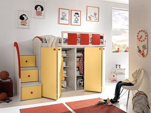 Hochbett - CM42  - GIESSEGI - Einpersonen / modern / für Kinder (Unisex)
