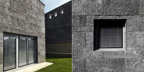 Paneel-Fassadenverkleidung - RELIEFS WITH MATRIX - Styl-Comp - Beton / texturiert
