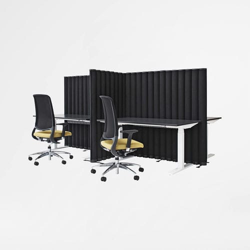 Schreibtisch für Open Space - SERIES[P] - KINNARPS - modern / Laminat / Metall