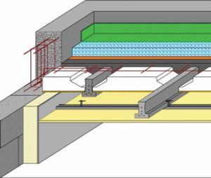 Flachdach - SEAC - Holz / Beton / Polystyrol