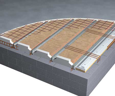 Hohlkörper-Zwischendecke - Seacoustic - SEAC - Beton / Mineralwolle / Gips