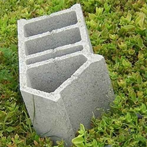 Hohler Betonstein - SEAC - für Wand / Brandschutz / Plan