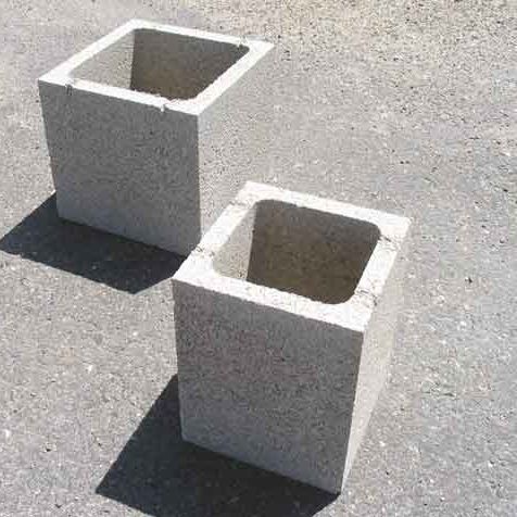 Hohler Betonstein - SEAC - für Pfeiler / schachtelbar / Steinoptik