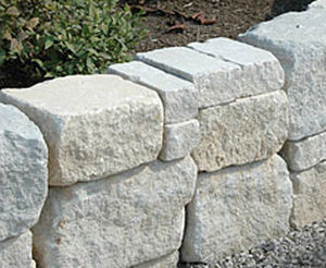 Randstein für Garten Indiana Limestone Company Stein / hoch