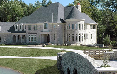 Steinverblendplatte - ROCKFORD ESTATE BLEND™ - Indiana Limestone Company - Außen