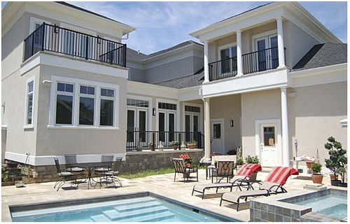 Stein-Poolumrandung - Indiana Limestone Company