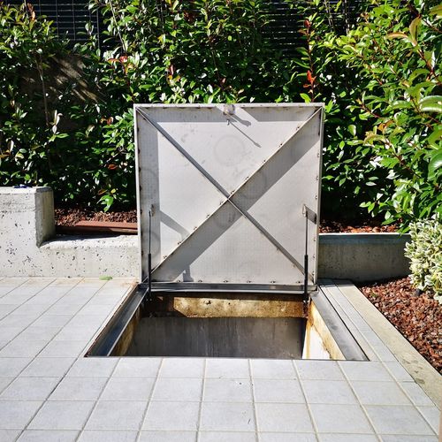 Edelstahl-Schachtdeckel - New VMR S.r.l. - quadratisch