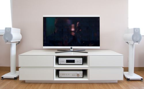 Modernes Fernsehmöbel - LUGI - Hi-Fi / Holz