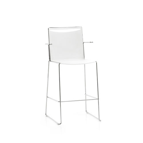 Moderner Barstuhl - SPLASH - DILEOFFICE - für den Innenraum / Stoff / Metall