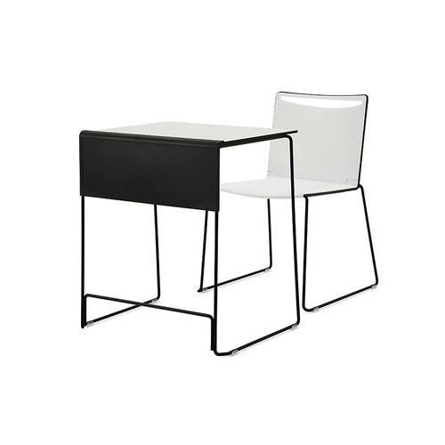 Moderner Tisch - SPLASH - DILEOFFICE - Metall / Kunststoff / Gestell aus Kunststoff