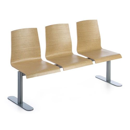 Holz-Traversenbank - TOP+ - DILEOFFICE - 3 Plätze / für den Innenraum / modern