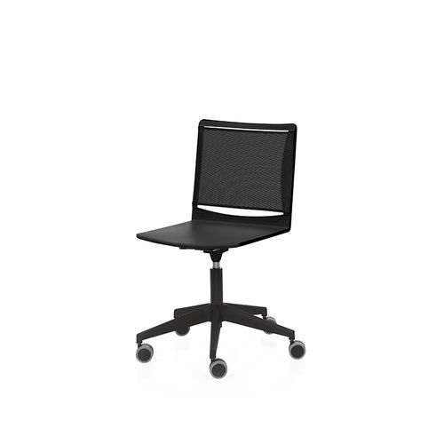 Moderner Besucherstuhl - SPLASH - DILEOFFICE - für den Innenraum / Stoff / Metall