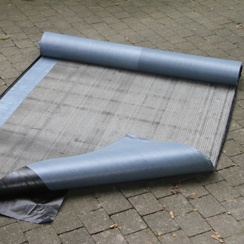 Elastische Trittschalldämmung / Rollen - DERBICOAT® HP SELFIX - Derbigum - Polyester / Elastomer / mit Dampfsperre