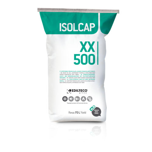 Schutzmörtel - ISOLCAP XX 500 - EDILTECO Group - für Fliesen / isolierend