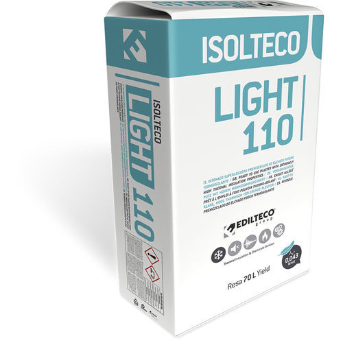 Isolierender Putz - ISOLTECO LIGHT 110 - EDILTECO Group - für den Innenraum / für Trennwand / für Estrich