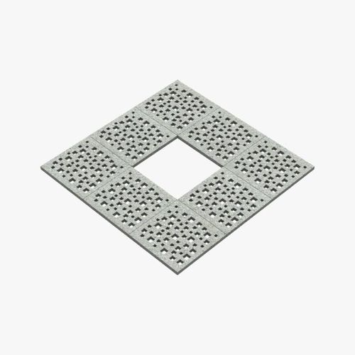 Quadratisches Baumgitter - STARCUT 1200 /  MOSAIC / PEBBLE HOLE - Jonite Private Limited - rechteckig / Stein