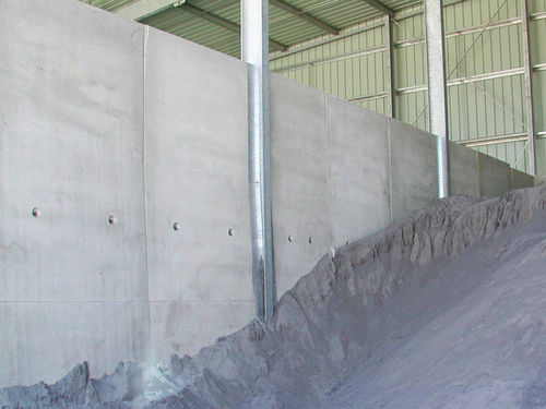 Stahlbeton-Stützmauer - 6m - 8m - Chapsol - modular / Fertigbau