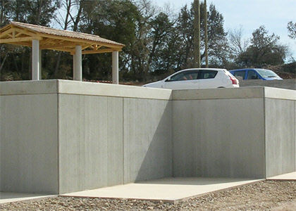 Stahlbeton-Stützmauer - 300 SERIES - Chapsol - modular / Fertigbau