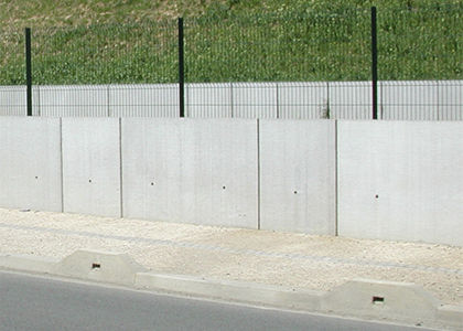 Stahlbeton-Stützmauer - ECO SERIES - Chapsol - modular / Fertigbau