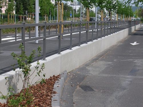 Stahlbeton-Stützmauer - DECO / 1/2 DECO - Chapsol - modular / Fertigbau